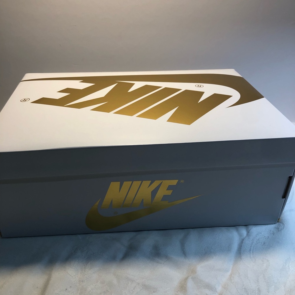 Jordan 1 Retro High OG White Metallic Gold (Women's 10.5) Unisex New With OG Box - Picture 11 of 15